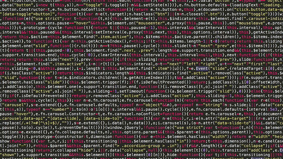 multicolored programming codes HD wallpaper