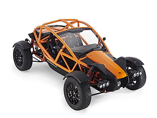 brown and black dune buggy