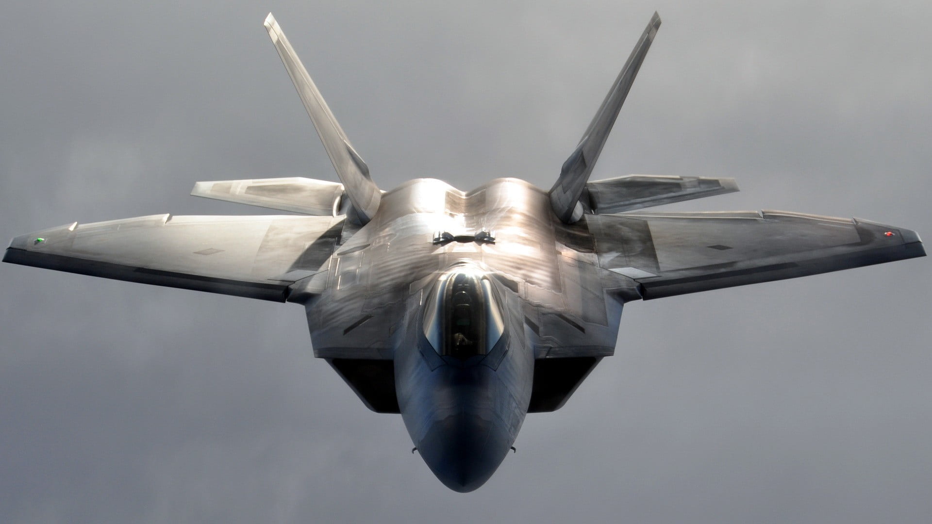 gray fighter plane, F-22 Raptor, military aircraft, vehicle, aircraft