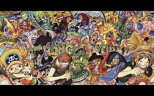 One Piece wallpaper, One Piece, Monkey D. Luffy, Sanji, Roronoa Zoro HD wallpaper