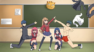 anime screenshot, anime, Toradora! HD wallpaper