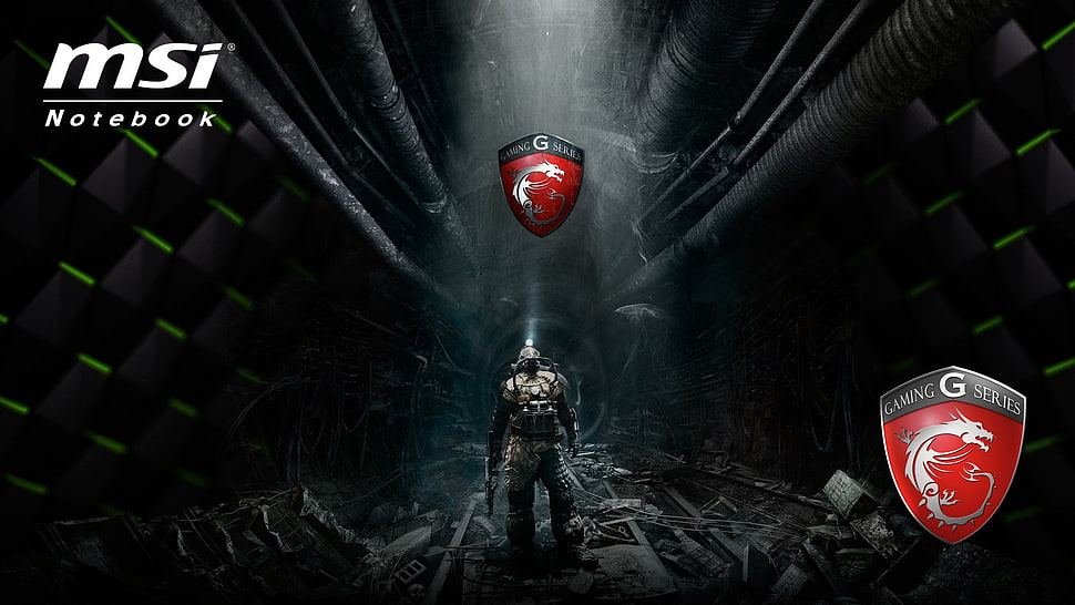 MSi notebook game poster HD wallpaper