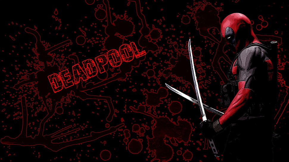 Marvel Comics Deadpool digital wallpaper, Deadpool HD wallpaper