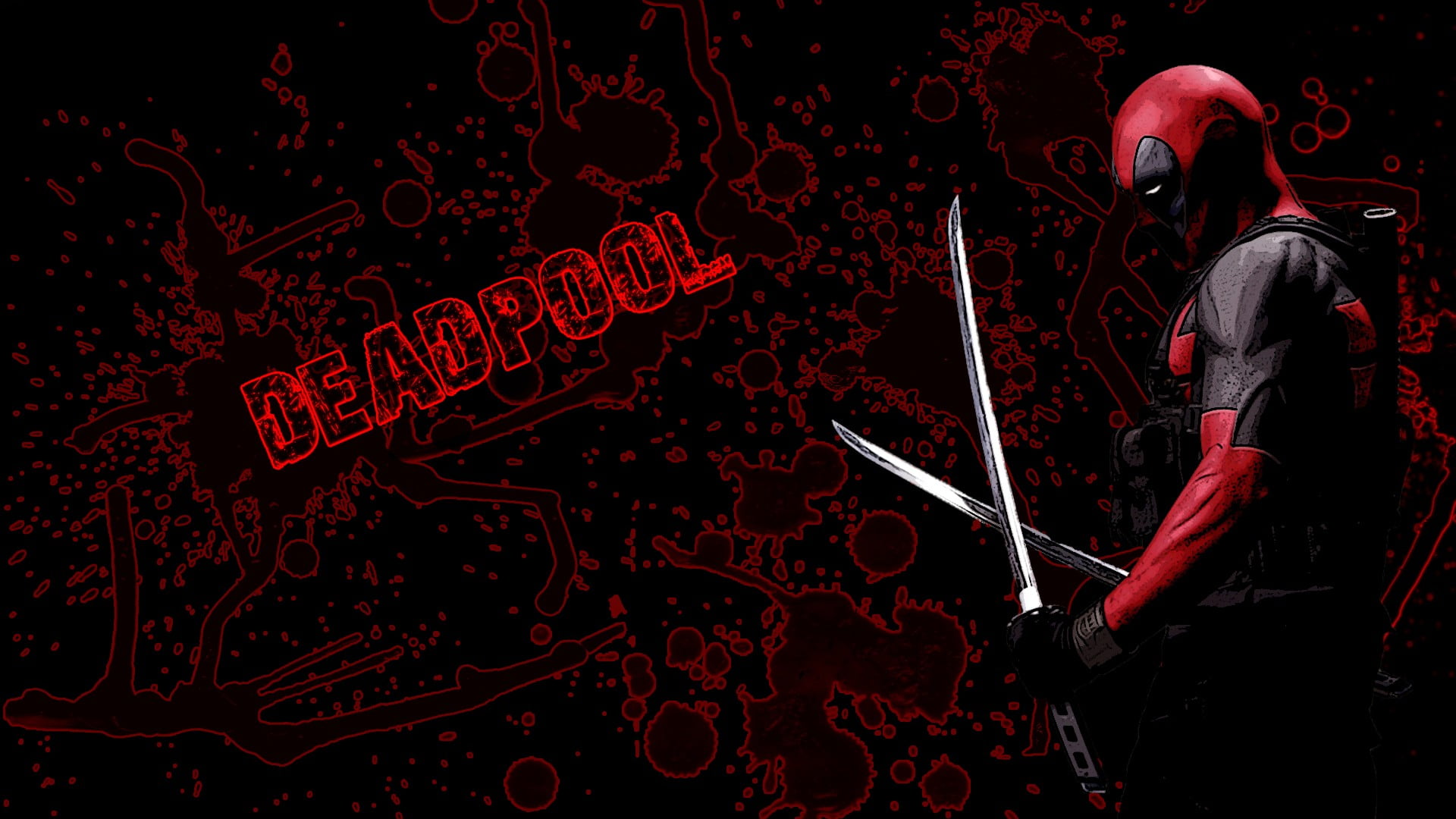 Marvel Comics Deadpool digital wallpaper, Deadpool
