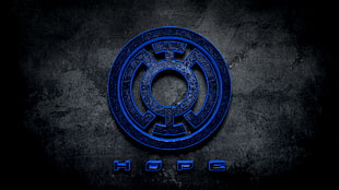 Hope logo, Green Lantern, Blue Lantern, DC Comics, logo HD wallpaper