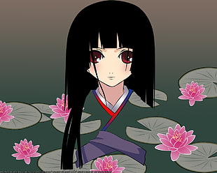 black-haired anime character