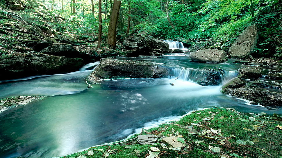 waterfall HD wallpaper