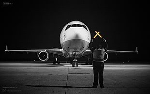 airplane, airport, Lufthansa, md-11