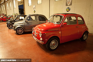 several compact cars, Abarth, car, Speedhunters, vehicle