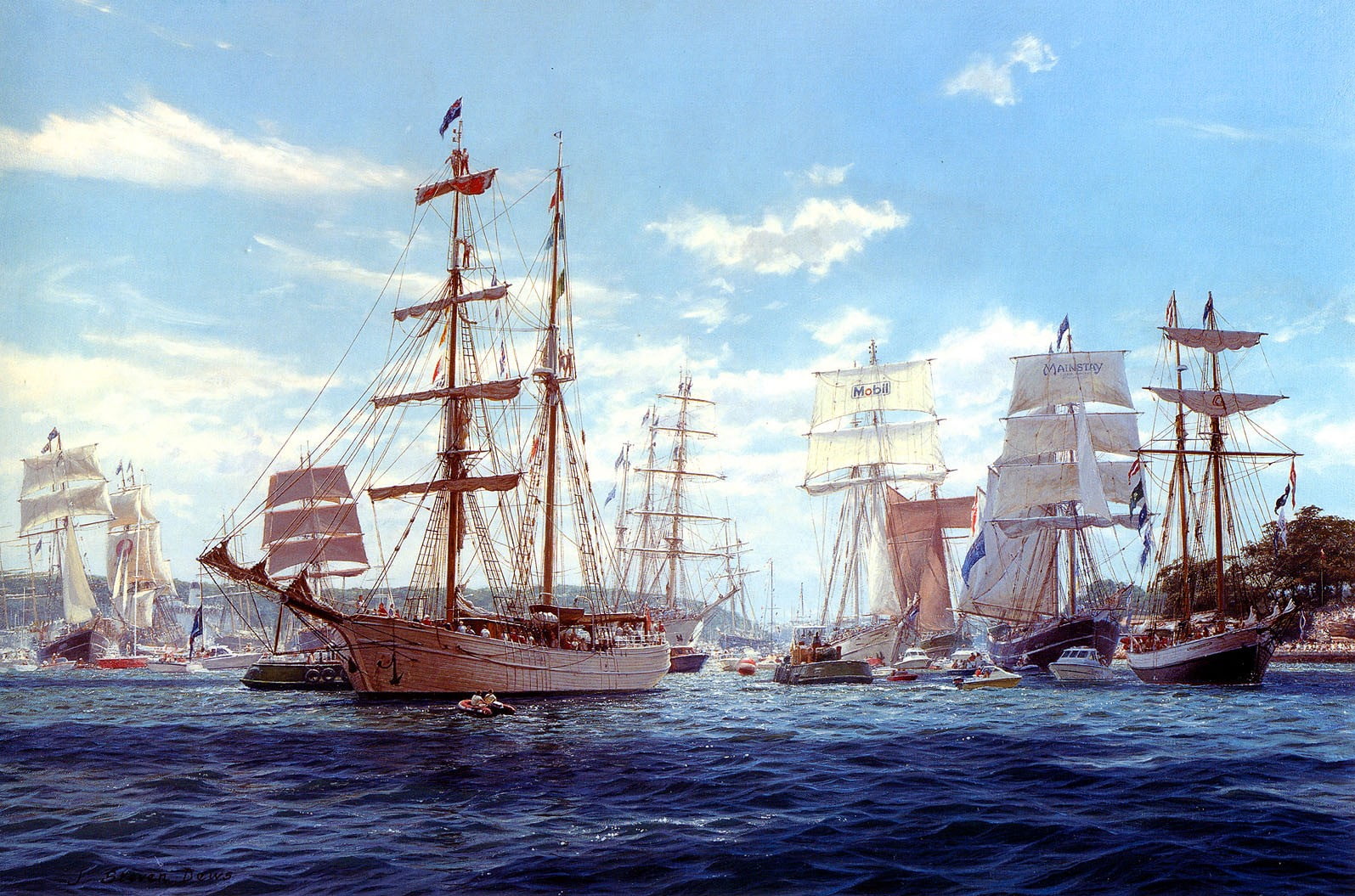 brown wooden galleon ships, tug boats, old ship, sailing ship, artwork