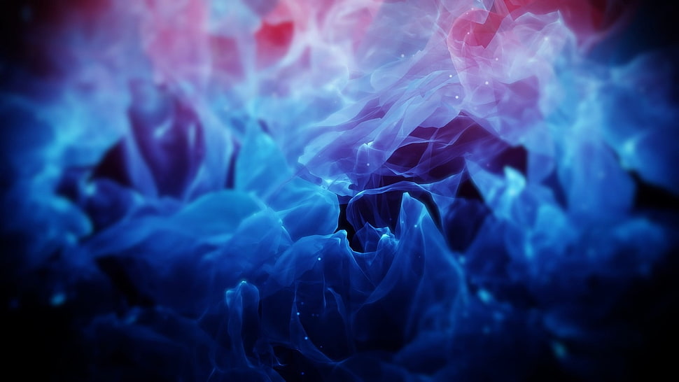 blue flames wallpaper, abstract HD wallpaper