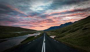 gray concrete road, Trey Ratcliff, Iceland, landscape, road