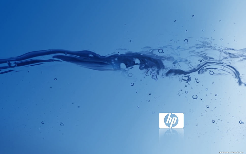 HP logo, Hewlett Packard, computer HD wallpaper