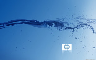 HP logo, Hewlett Packard, computer