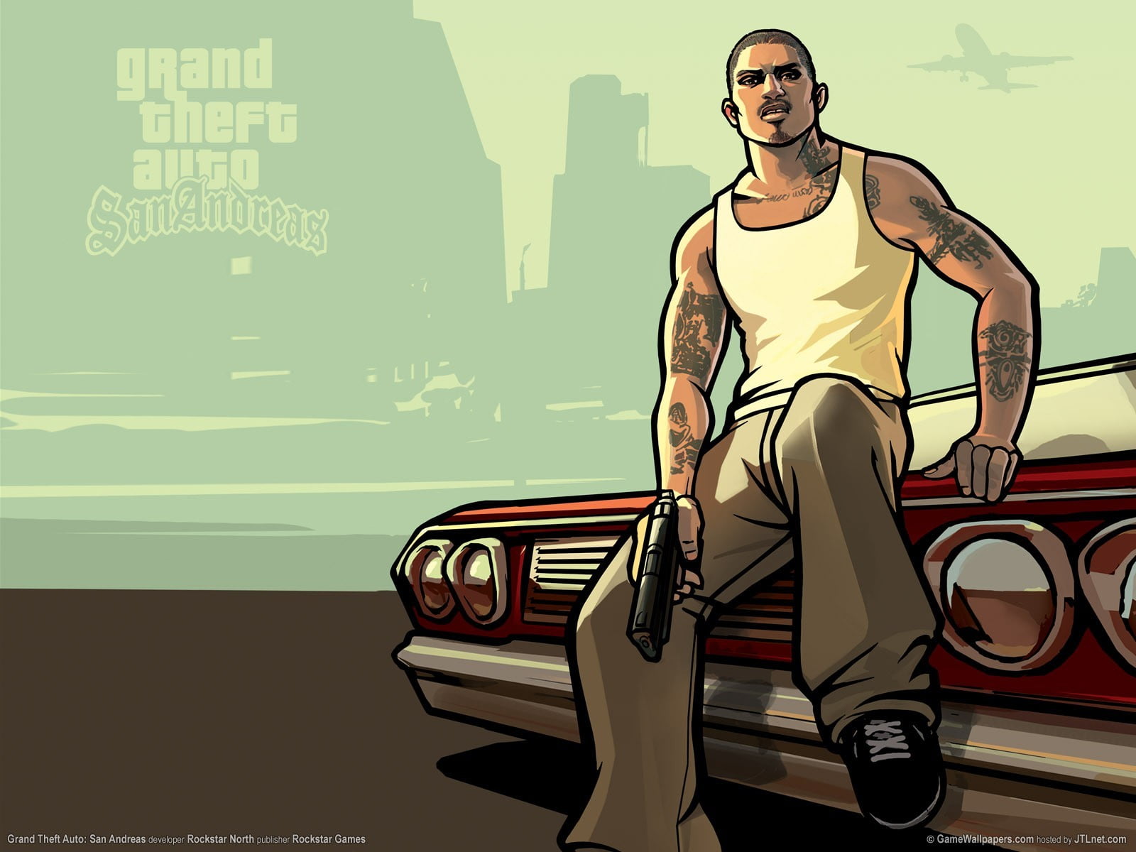 Gta San Andreas Illustration Grand Theft Auto San Andreas Video Games