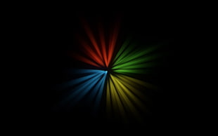 four assorted-color lights, technology, black, Microsoft Windows