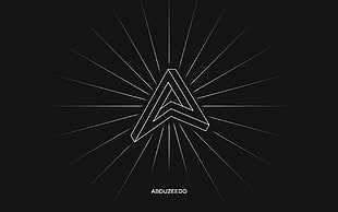 Abduzeedo logo, Abduzeedo, Penrose triangle, digital art