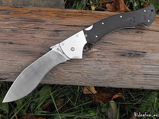 gray and black pocket knife, knife