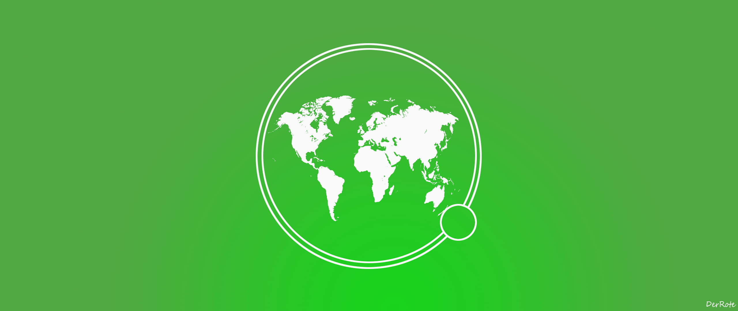 round white map illustration, Earth, green