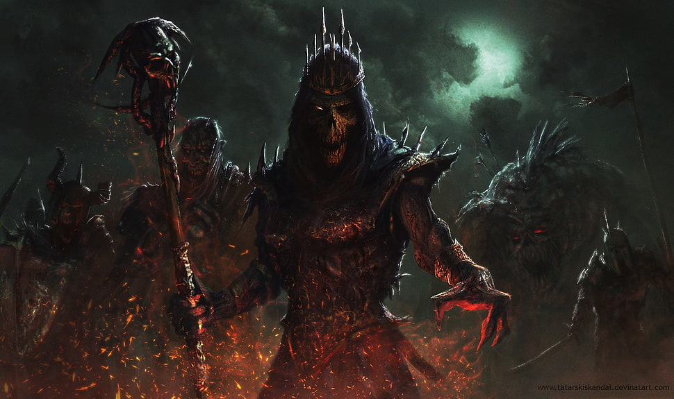 skeleton army, undead, creature, skeleton, skull HD wallpaper