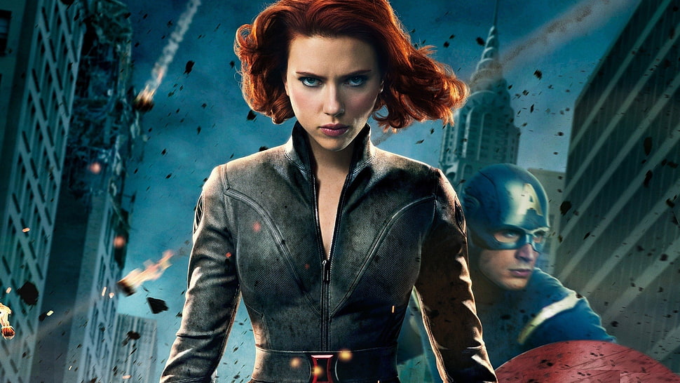 Marvel Avengers Black Widow wallpaper, movies, The Avengers, Captain America, Black Widow HD wallpaper