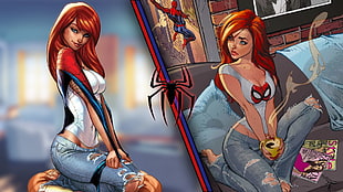 Spider Woman collage