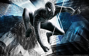 Spider-Man black illustration, Spider-Man 3, Spider-Man, video games, Spider-Man 3 (Game) HD wallpaper
