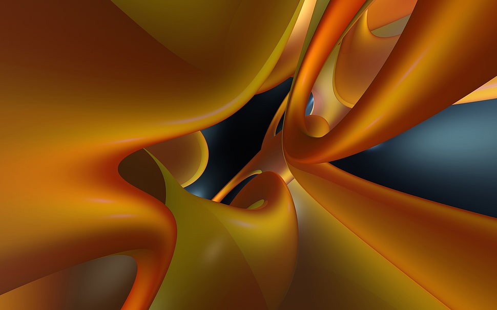 Abstraction,  Dive,  Yellow,  Shape HD wallpaper