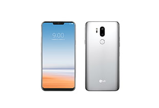 silver LG Android smartphone