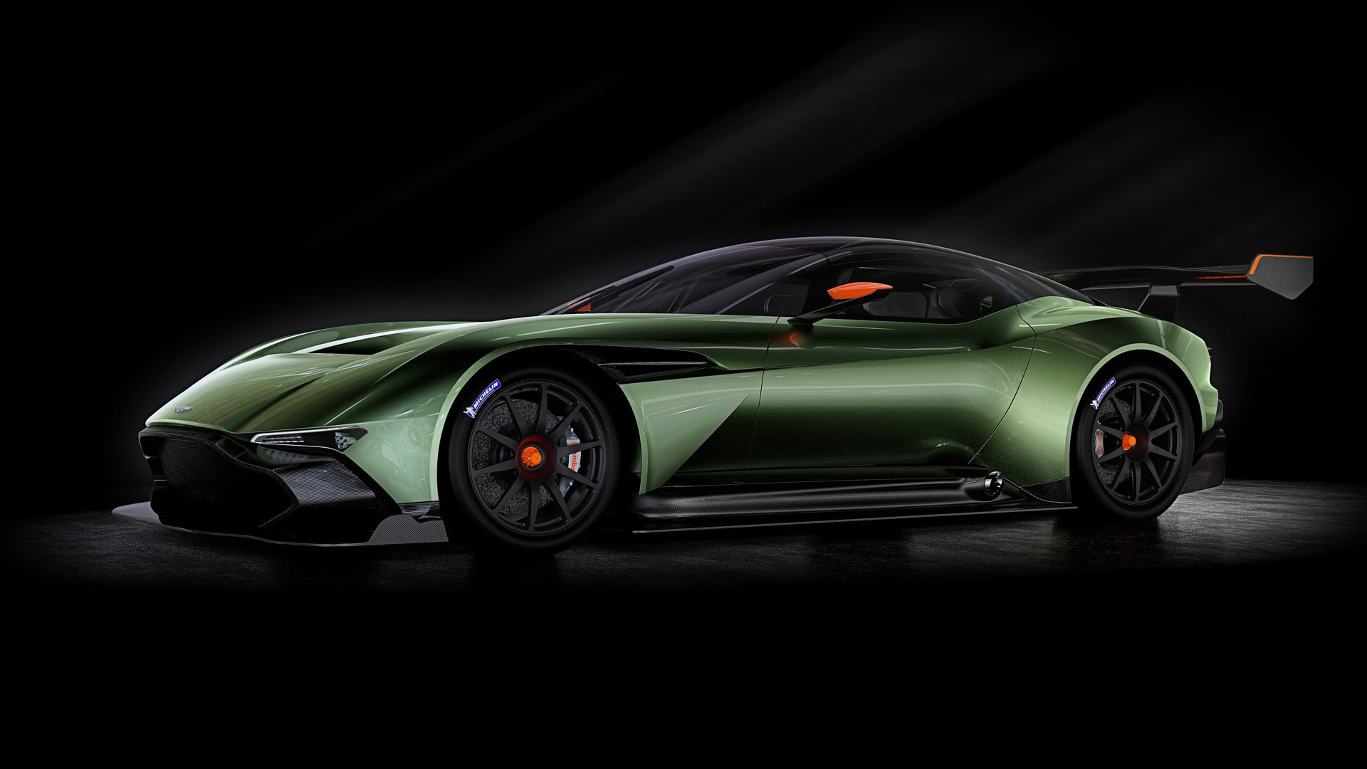 Green And Black Sports Coupe Aston Martin Vulcan Car Hd Wallpaper Wallpaper Flare
