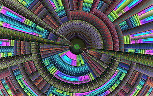 kaleido digital wallpaper HD wallpaper