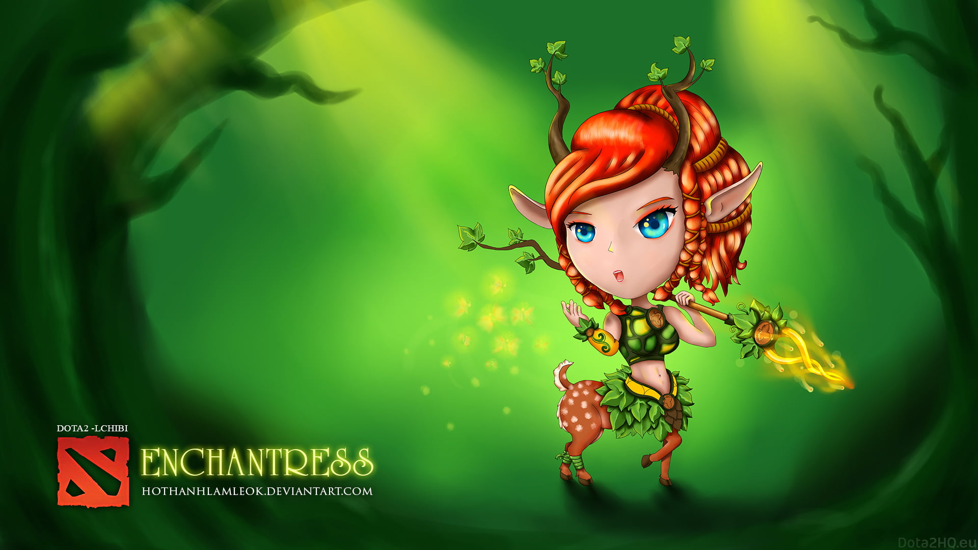 Enchantress wall paper