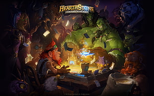 Heart Stone digital wallpaper, Hearthstone: Heroes of Warcraft, Blizzard Entertainment, Hearthstone, concept art
