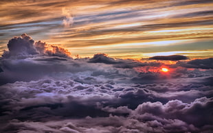nimbus clouds wallpaper, sky