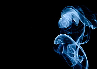 white smoke illustration HD wallpaper