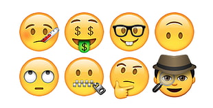 eight emojis