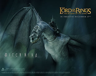 The Lord of the Rings Witch King poster, The Lord of the Rings, Nazgûl, Witchking of Angmar, movies