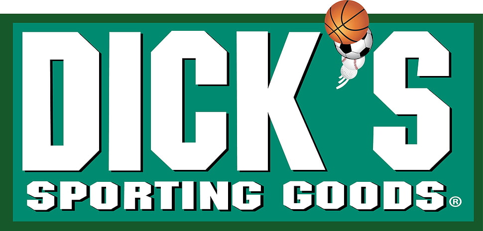 white and green Dick's Sporting Goods signage HD wallpaper
