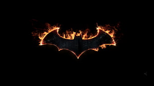 Batman logo, Batman: Arkham Knight HD wallpaper