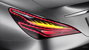 red and black car tail light, Mercedes Style Coupe, concept cars, car