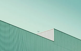 white structure, minimalism, building