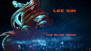 League of Legend Champion Lee Sin The blind Monk digital wallpaper, League of Legends, Lee Sin, blind monk