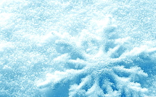 nature, winter, snow, snowflakes HD wallpaper