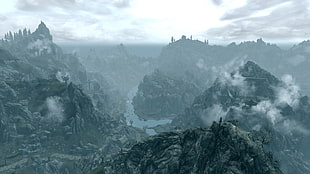 mountain peak, The Elder Scrolls V: Skyrim, video games