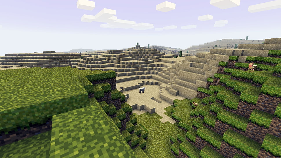 Minecraft game application, Minecraft, video games HD wallpaper