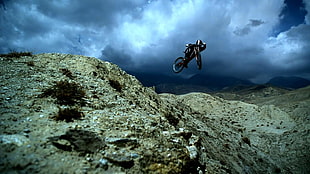 black BMX bike, Where the Trail Ends HD wallpaper
