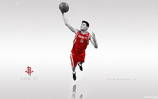 Yao Ming, NBA, basketball, Yao Ming, Houston HD wallpaper