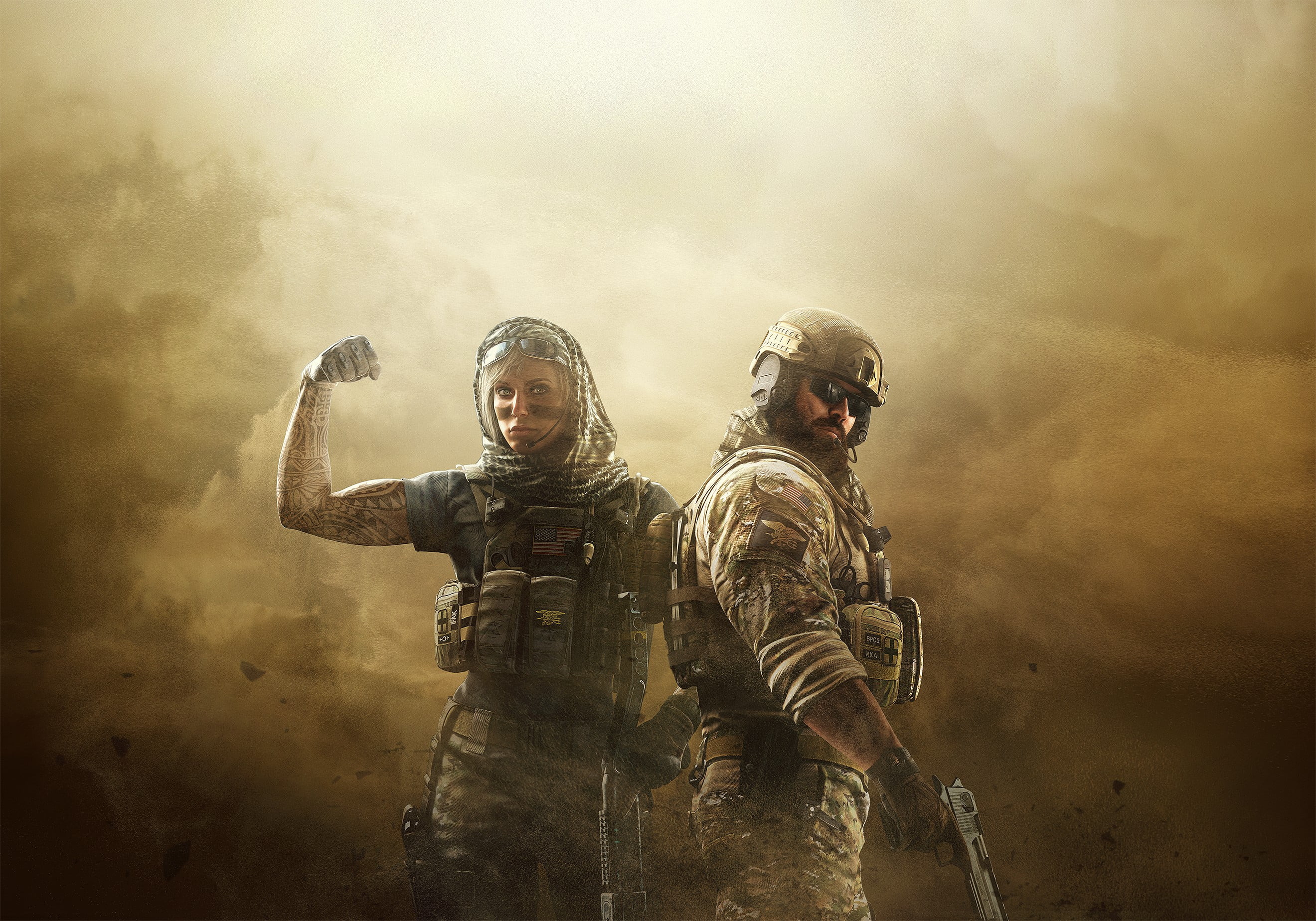 Two Soldiers Poster Rainbow Six Siege Ctu Pc Gaming Dust Line Hd Wallpaper Wallpaper Flare