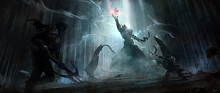 game illustration, artwork, video games, Diablo III, Diablo 3: Reaper of Souls HD wallpaper