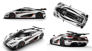 black and gray car die-cast model, Koenigsegg One:1, car, vehicle, simple background